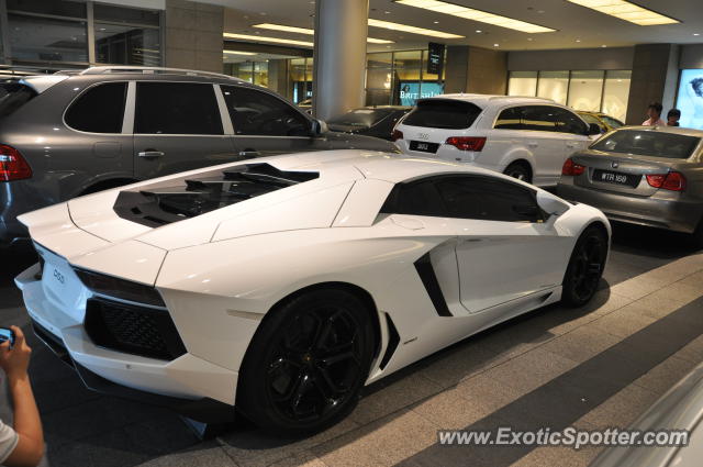 Lamborghini Aventador spotted in Bukit Bintang KL, Malaysia