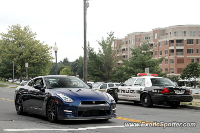 Nissan GT-R spotted in Saratoga Springs, New York