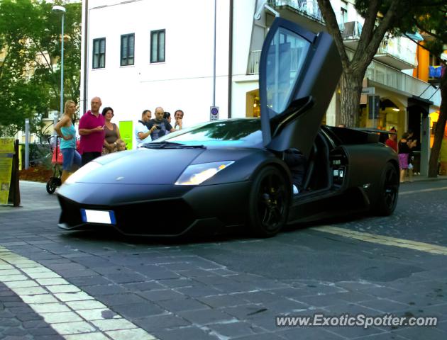 Lamborghini Murcielago spotted in Jesolo Beach, Italy