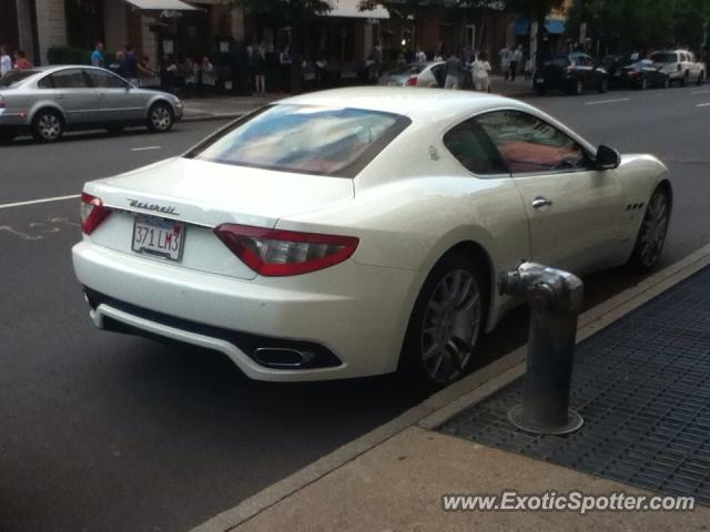 Maserati GranTurismo spotted in Boston, Massachusetts