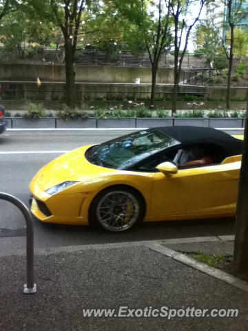 Lamborghini Gallardo spotted in Vancouver, Canada