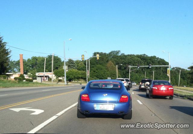 Bentley Continental spotted in Peoria, Illinois