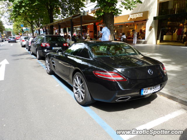 Mercedes SLS AMG spotted in Düsseldorf, Germany