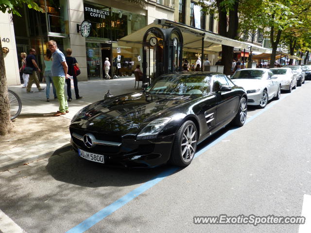 Mercedes SLS AMG spotted in Düsseldorf, Germany