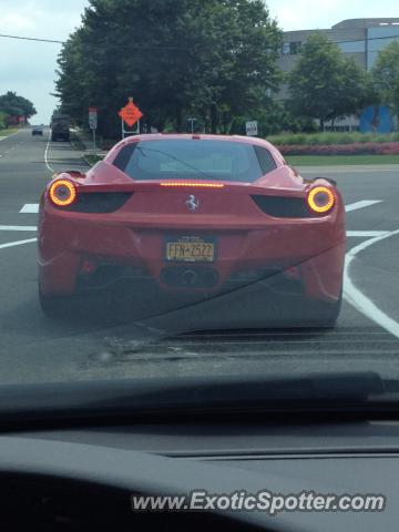 Ferrari 458 Italia spotted in New York, New York