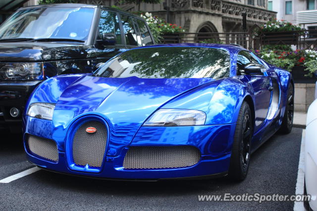 Bugatti Veyron spotted in London, United Kingdom