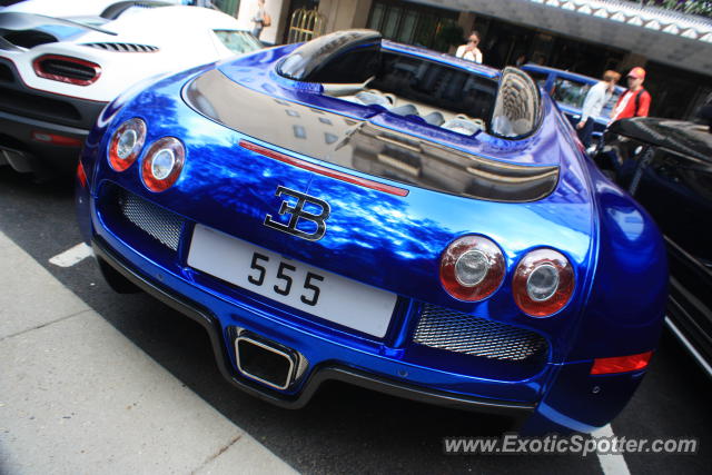 Bugatti Veyron spotted in London, United Kingdom