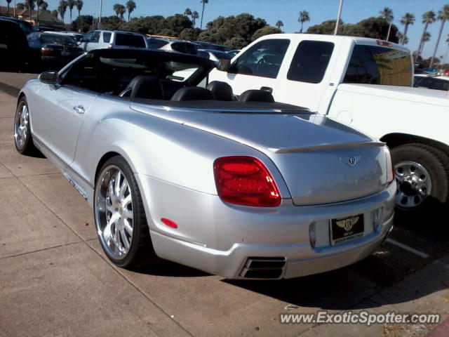 Bentley Continental spotted in San Diego, California