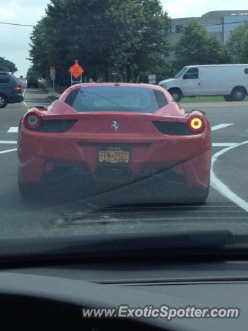 Ferrari 458 Italia spotted in New York, New York