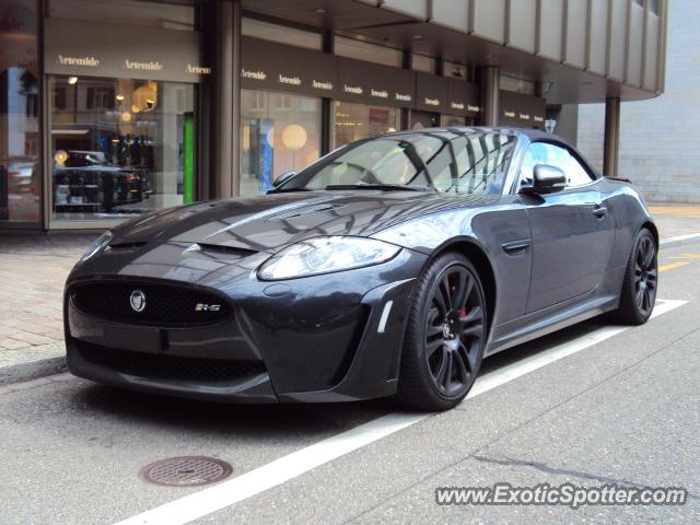 Jaguar XKR-S spotted in Zurich, Switzerland