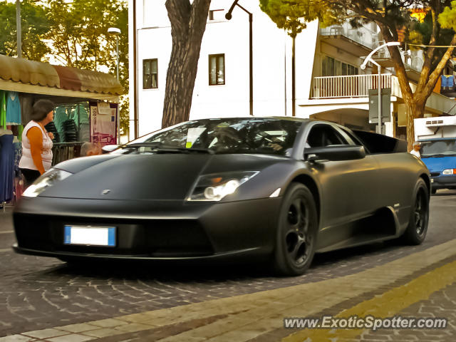 Lamborghini Murcielago spotted in Jesolo Beach, Italy