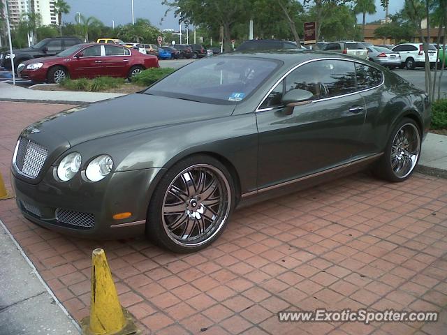 Bentley Continental spotted in Tampa, Florida