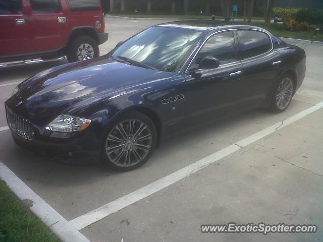 Maserati Quattroporte spotted in Tampa, Florida