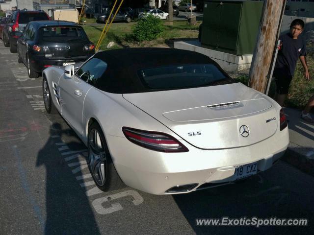 Mercedes SLS AMG spotted in Bar Harbor, Maine