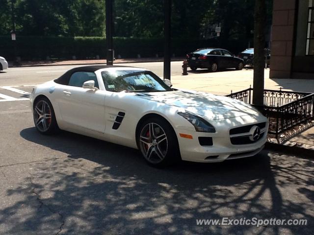 Mercedes SLS AMG spotted in Boston, Massachusetts