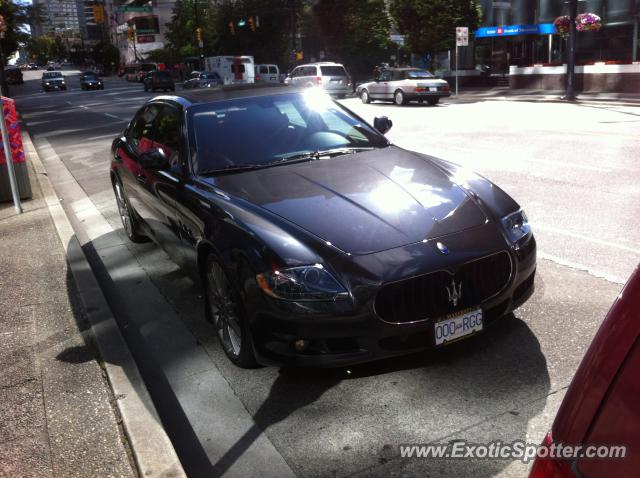 Maserati Quattroporte spotted in Vancouver B.C, Canada