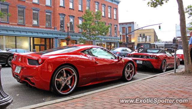 Ferrari 458 Italia spotted in Red Bank, New Jersey