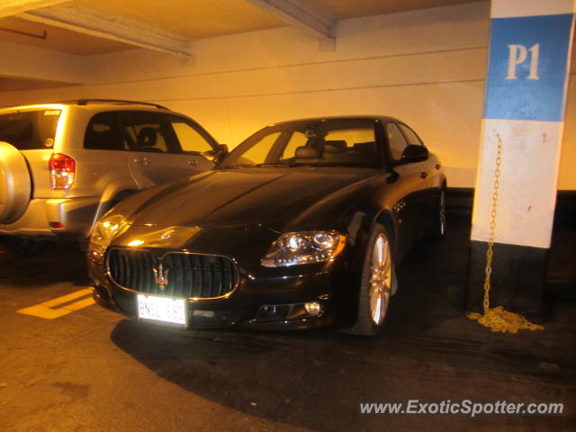 Maserati Quattroporte spotted in Toronto, Canada