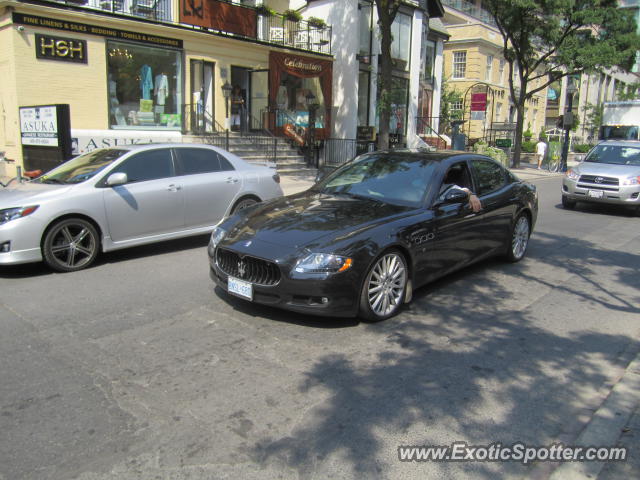 Maserati Quattroporte spotted in Toronto, Canada