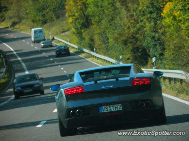 Lamborghini Gallardo spotted in Eifel, Germany