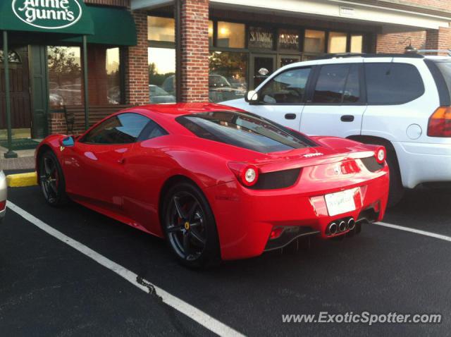 Ferrari 458 Italia spotted in St. Louis, Missouri