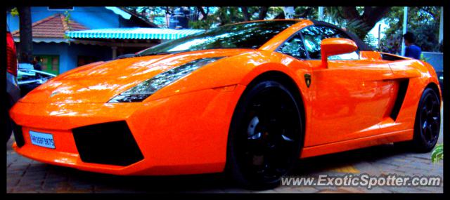 Lamborghini Gallardo spotted in Bangalore, India