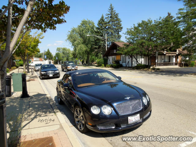 Bentley Continental spotted in Lake Zurich, Illinois