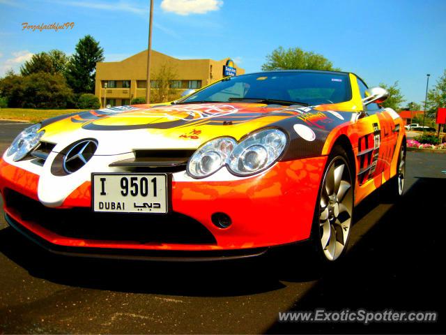 Mercedes SLR spotted in Castleton, Indiana