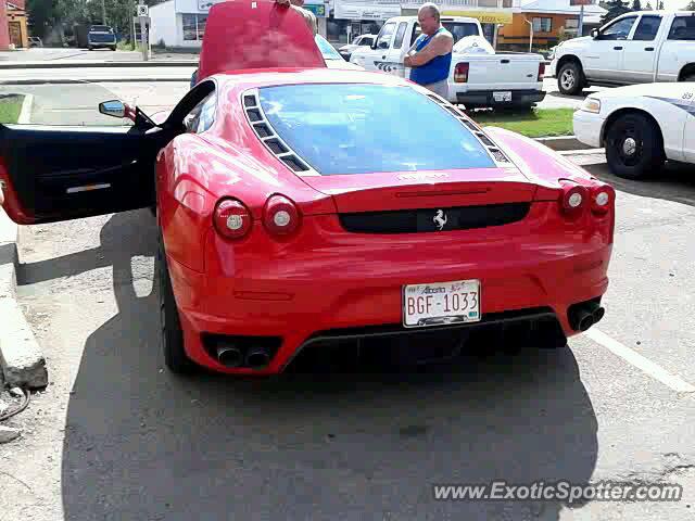 Ferrari F430 spotted in Camrose, Canada