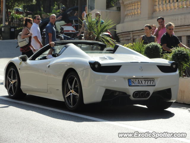 Ferrari 458 Italia spotted in Monte Carlo, Monaco