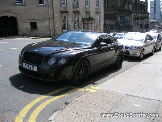 Bentley Continental spotted in Glasgow, United Kingdom