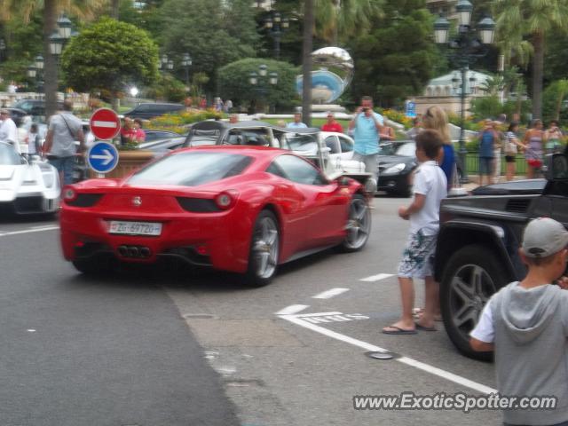 Ferrari 458 Italia spotted in Monte Carlo, Monaco