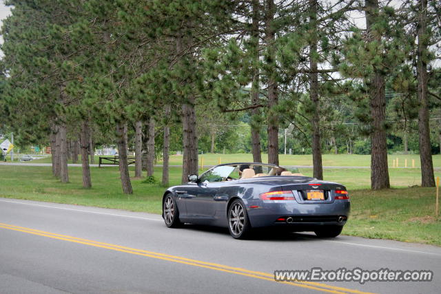 Aston Martin DB9 spotted in Saratoga Springs, New York