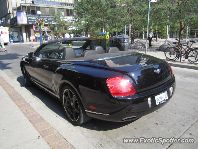 Bentley Continental spotted in Toronto, Canada