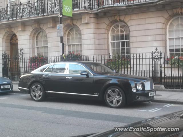 Bentley Mulsanne spotted in London, United Kingdom