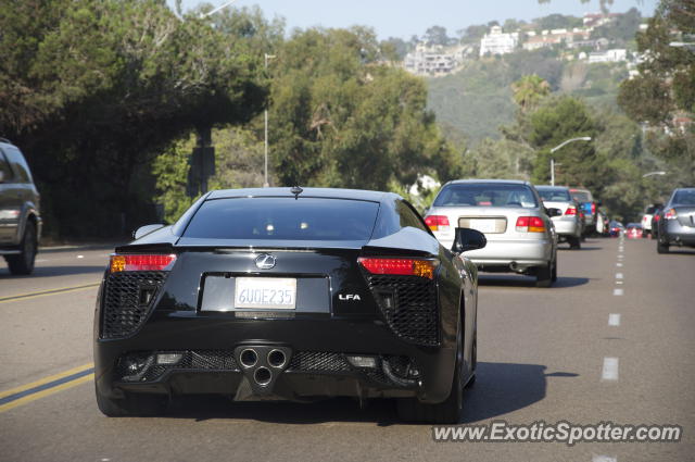 Lexus LFA spotted in La Jolla, California