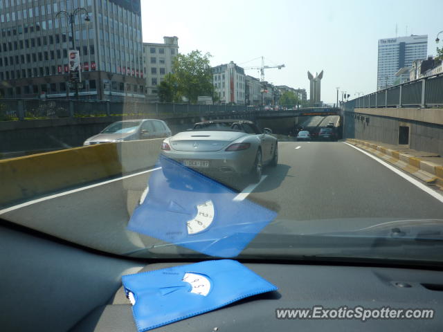 Mercedes SLS AMG spotted in Brussels, Belgium