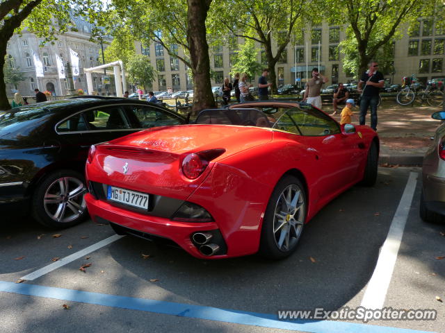 Ferrari California spotted in Düsseldorf, Germany