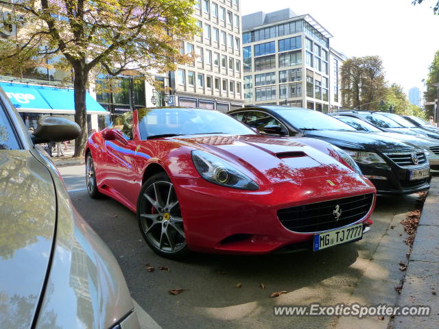 Ferrari California spotted in Düsseldorf, Germany