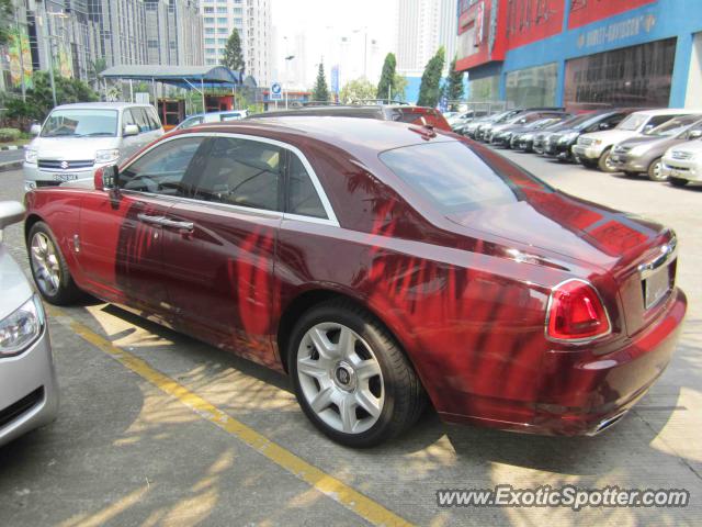 Rolls Royce Ghost spotted in Jakarta, Indonesia