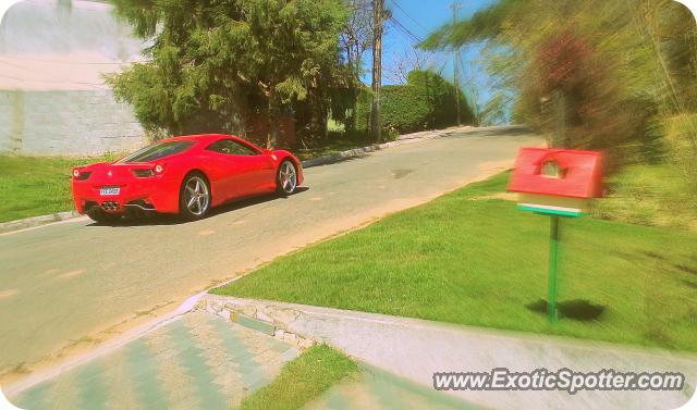 Ferrari 458 Italia spotted in Sao Paulo, Brazil