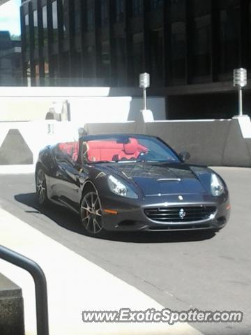 Ferrari California spotted in Montreal, Canada