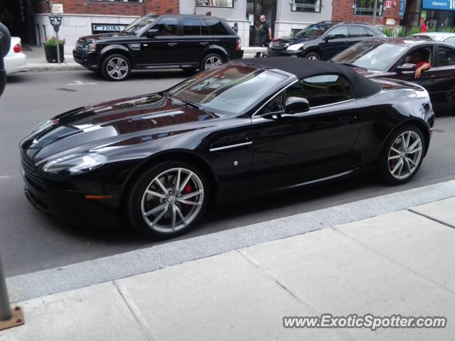 Aston Martin Vantage spotted in Montreal, Canada