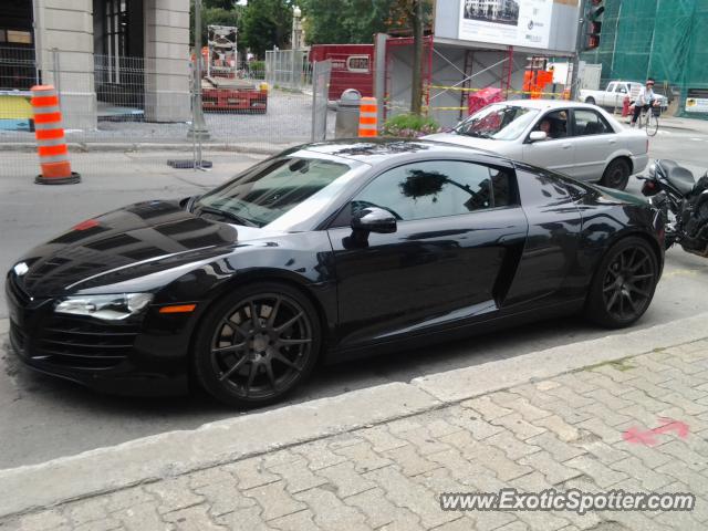 Audi R8 spotted in Montreal, Canada