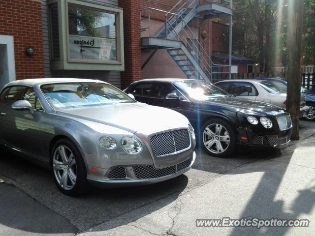 Bentley Continental spotted in Montreal, Canada