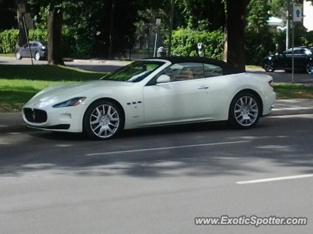 Maserati GranCabrio spotted in Montreal, Canada