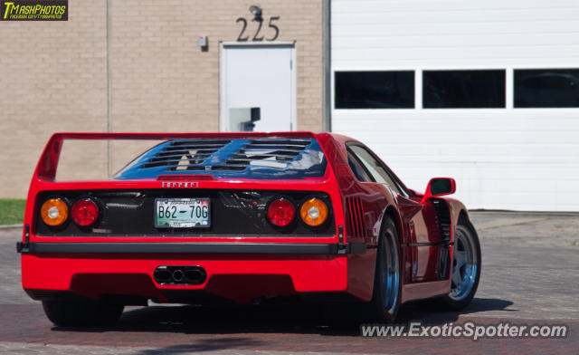 Ferrari F40 spotted in Franklin, Tennessee