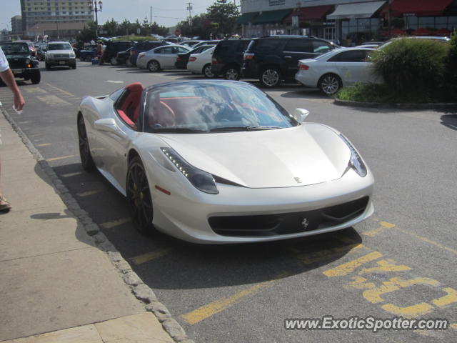 Ferrari 458 Italia spotted in Long Branch, New Jersey