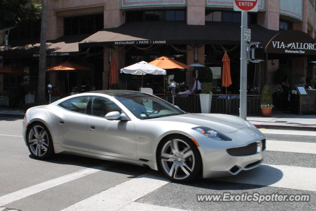 Fisker Karma spotted in Beverly Hills, California