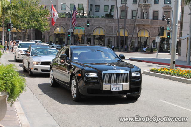 Rolls Royce Ghost spotted in Beverly Hills, California